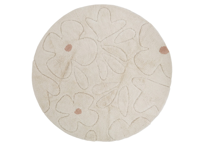 Tapis enfant rond naturel Ø 140 cm – Gentle...
