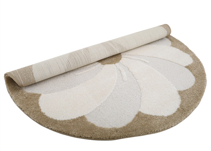 Tapis enfant rond crème Ø 120 cm – Elsa Nattiot