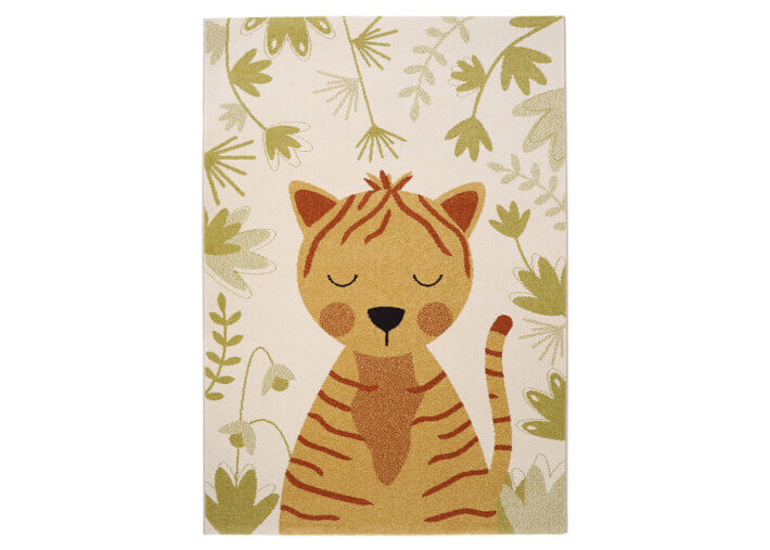 Tapis enfant motif rectangle tigre - Silly par...