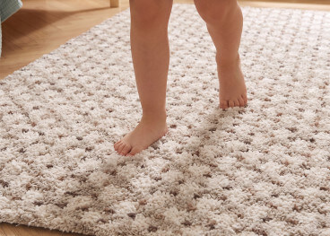 Tapis enfant beige aspect laine – Bollen 3 tailles – Nattiot 2