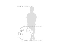 Siège ballon ergonomique en velours Vlip – 5 coloris, 2 tailles – Vluv
