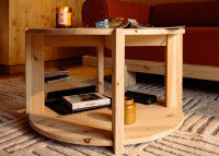 Table basse TUCK ronde avec rangement – Karup