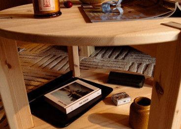 Table basse TUCK ronde avec rangement – Karup 2