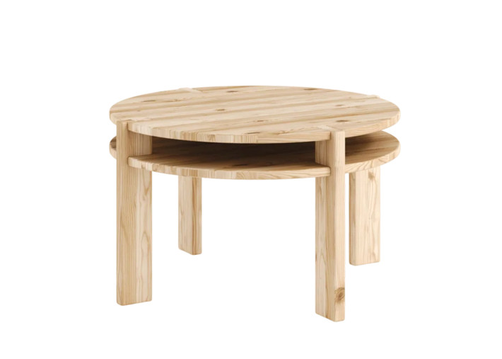 Table basse ronde TUCK en pin massif – Karup