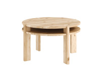 Table basse ronde TUCK en pin massif – Karup