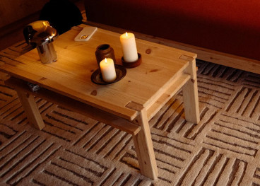 Table basse rectangulaire TUCK en pin massif – Karup