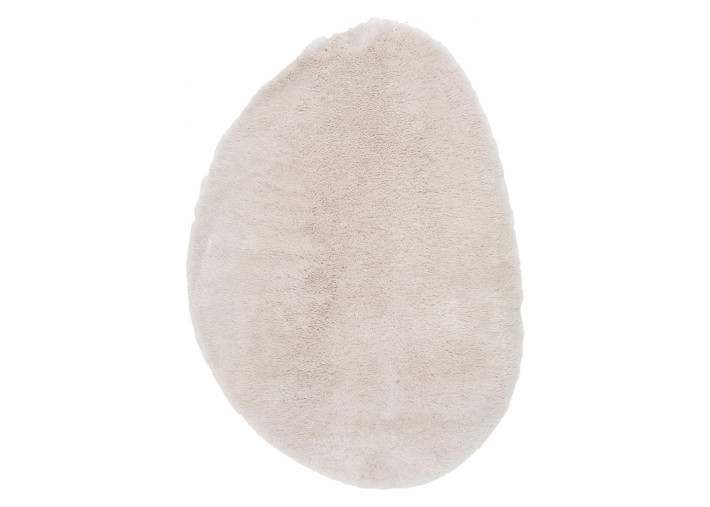 Tapis en forme de galet Gala couleur Neige –...