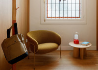 Fauteuil lounge Ginger Métal Ondarreta – vue de face