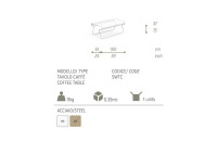 TABLE BASSE DE JARDIN BLANC OU TAUPE SWELL DESIGN KARIM RASHID