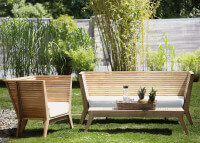 FAUTEUIL DE JARDIN EN TECK MASSIF OUTDOOR INDOOR - WILLIAM PAR JANKURTZ
