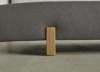 CANAPE MERIDIENNE CONVERTIBLE EN LIT 1-2 PLACES GRIS OU VERT SIGMUND PAR INNOVATION LIVING