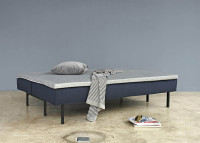 CANAPE DESIGN CONVERTIBLE EN LIT 2 PLACES GRIS NOIR BEIGE OU BLEU - SLY PAR INNOVATION LIVING