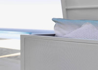 MALLE DE RANGEMENT INTERIEUR EXTERIEUR BLANC OU TAUPE - BOX PAR TALENTI