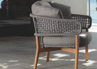 FAUTEUIL DESIGN ITALIEN INTERIEUR EXTERIEUR MOON PAR TALENTI