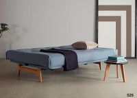 CANAPE CONVERTIBLE DESIGN SCANDINAVE PIETEMENT CHENE - 40 COULEURS AU CHOIX - ASLAK PAR INNOVATION LIVING