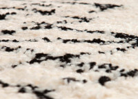 TAPIS BERBERE EN POLYPROPYLENE NOIR ET BLANC  - ZAGORA PAR VIVARAISE