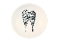 SET DE 4 COUPELLES THEME MONTAGNE ET SKI  MEGEVE PAR ANGEL DES MONTAGNES
