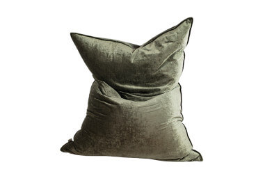 COUSSIN DE SOL BORDEAUX OCRE BLEU GRIS KAKI TAUPE BEIGE BLEU OU CORAIL VELLUTO - ANGEL DES MONTAGNES