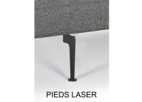 CANAPE MERIDIENNE LIT 1 PLACE 6 COULEURS AVEC PIETEMENT METAL LASER ZEAL PAR INNOVATION LIVING