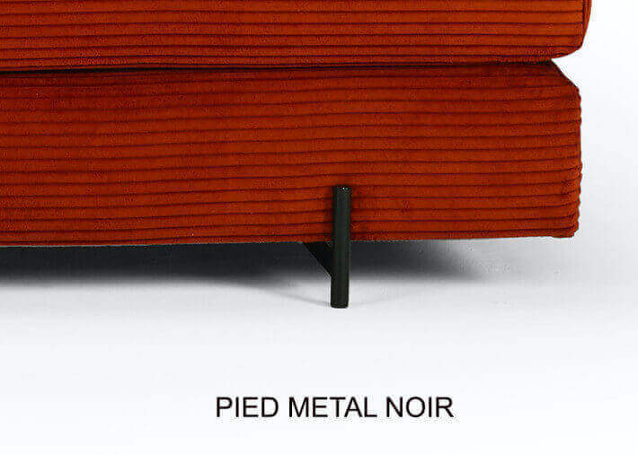 CANAPE MERIDIENNE CONVERTIBLE EN LIT 1-2 PLACES GRIS OU VERT SIGMUND PAR INNOVATION LIVING