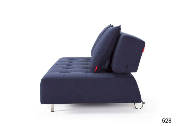 CANAPE CONVERTIBLE GRIS SANS ACCOUDOIRS DESIGN SCANDINAVE LONG HORN PAR INNOVATION LIVING