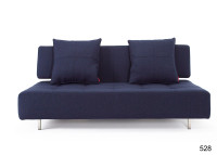CANAPE CONVERTIBLE GRIS SANS ACCOUDOIRS DESIGN SCANDINAVE LONG HORN PAR INNOVATION LIVING