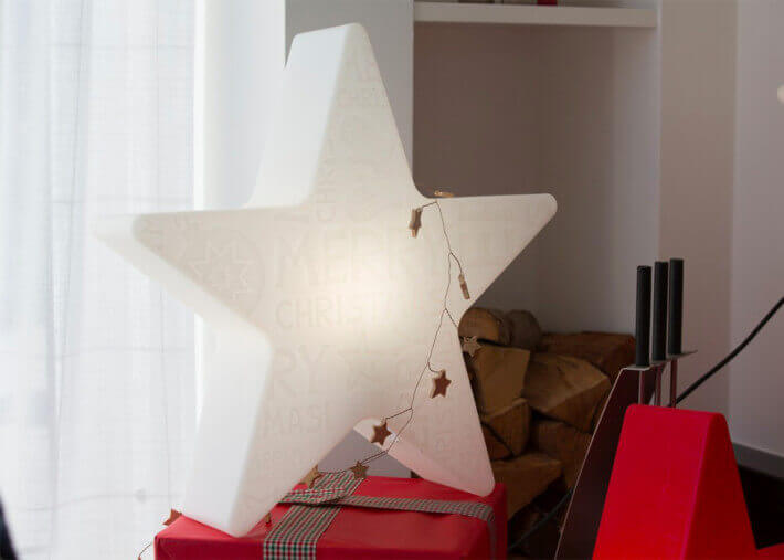 LAMPE ETOILE JOYEUX NOEL MERRY CHRISTMAS - 8 SEASONS DESIGN