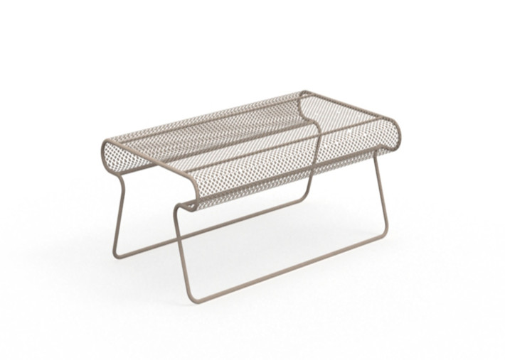 TABLE BASSE DE JARDIN BLANC OU TAUPE SWELL DESIGN KARIM RASHID