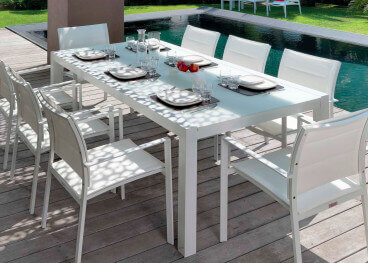 CHAISE DE TABLE DESIGN EMPILABLE BLANC TAUPE OU MOKA TOUCH  PAR TALENTI