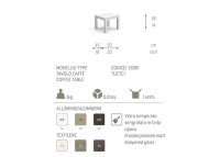 TABLE BASSE DE JARDIN OU D'INTERIEUR TOUCH  PAR TALENTI