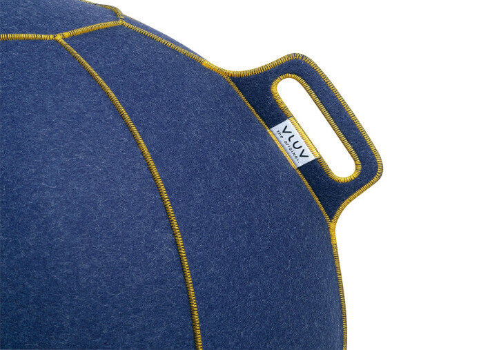 POUF ORIGINAL ET ERGONOMIQUE EN LAINE FEUTREE 4 COULEURS VLUV VELT 