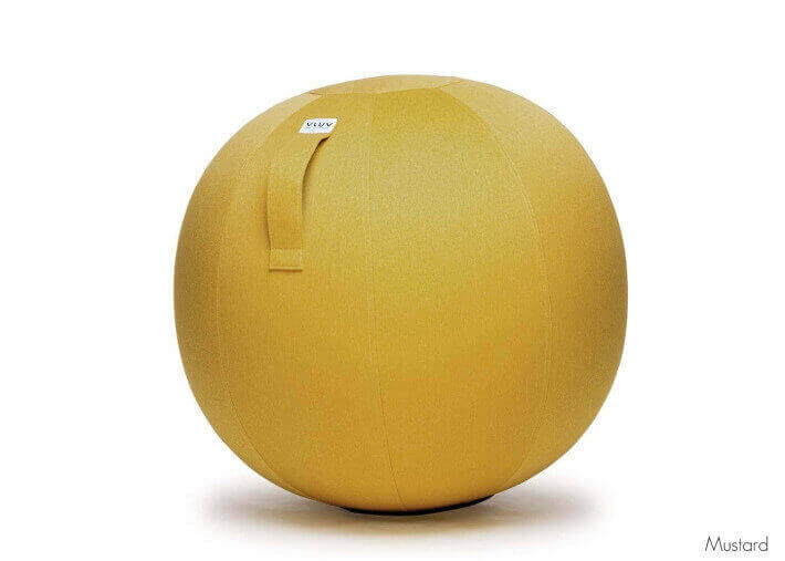 SIEGE BALLON - POUF ERGONOMIQUE TURQUOISE JAUNE ROUGE BEIGE OU ARGENT - VLUV LEIV