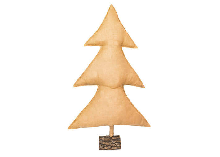SAPIN DE NOEL DESIGN EN TOILE DE JUTE ET GUIRLANDE LED INTEGRE H 70 OU 150 CM - MX HOME