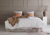 CANAPE LIT CONVERTIBLE DESIGN GRIS OU GRIS OU BEIGE TAILLES EIVOR PAR INNOVATION LIVING
