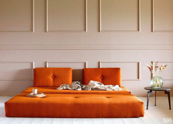 CANAPE MERIDIENNE CONVERTIBLE EN LIT 160*200  SIGMUND PAR INNOVATION LIVING