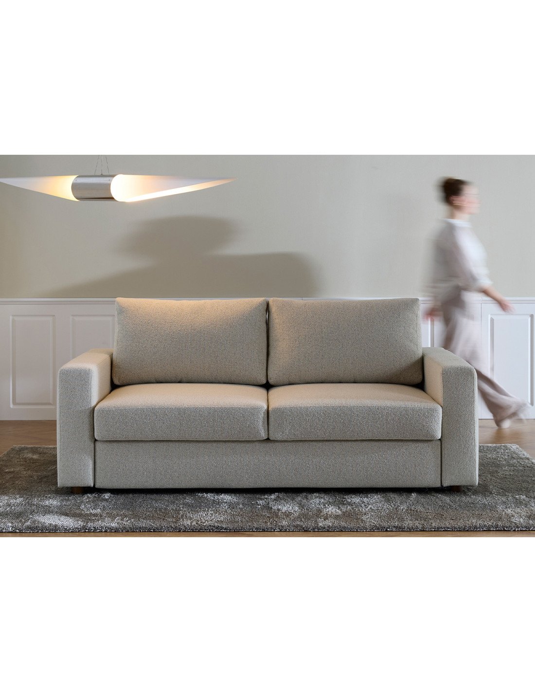 Canapé convertible avec matelas confortable