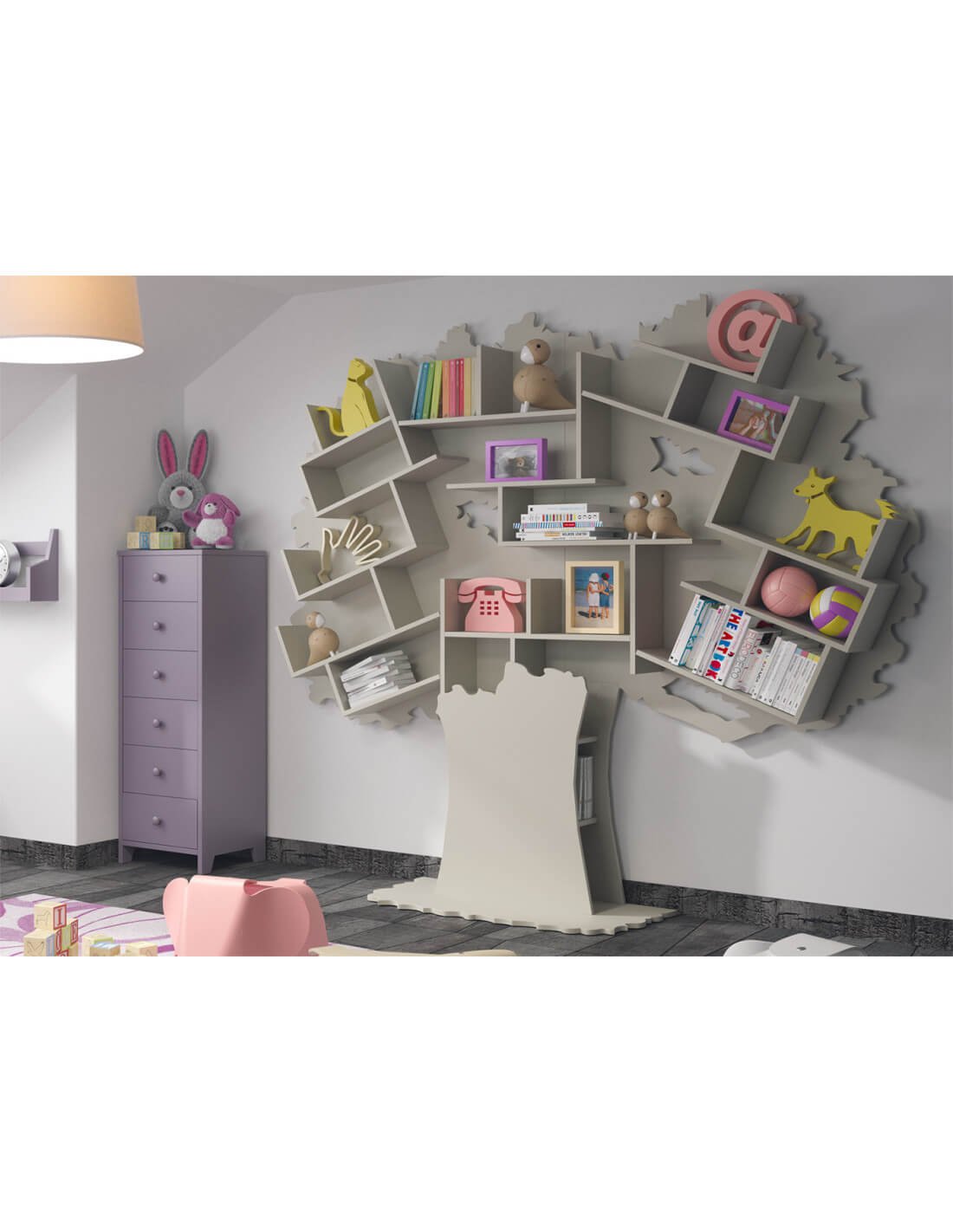 Étagère et rangements pour organiser une chambre d’enfant